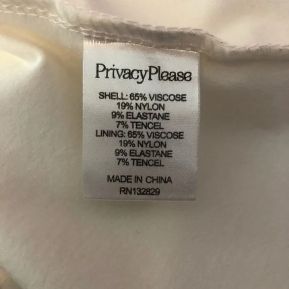 Privacy Please REVOLVE Renner White‎ Midi Dress Bow Balletcore Softgirl Coquette - Picture 8 of 9